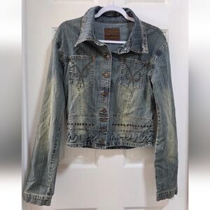 Crest Jean Jacket Womens XL Denim